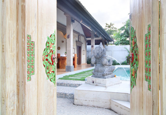 Gate Two Bedroom Private Pool Villa - Sudha Villa Bali