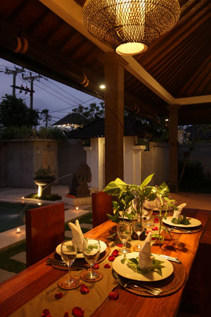 Table Decoration - Sudha Villa Bali