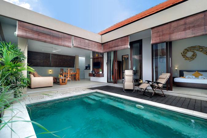 Two Bedroom Pool Villa Wihtpool - Sudha Villa Bali